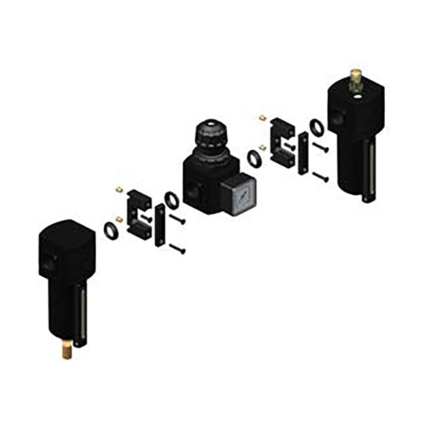 E/23-SC MEDIUM - Gruppo filtro - Regolatore - Lubrificatore modulare CON SCARICO AUTOMATICO DI CONDENSA - TECNOPOLIMERO o METALLO - Ani E/23-SC MEDIUM - Gruppo filtro - Regolatore - Lubrificatore modulare CON SCARICO AUTOMATICO DI CONDENSA - TECNOPOLIMERO o METALLO - Ani
